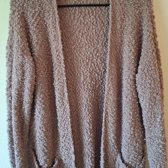Cozy Open Front Cardigan in Soft Textured Knit - Picture 3 of 6